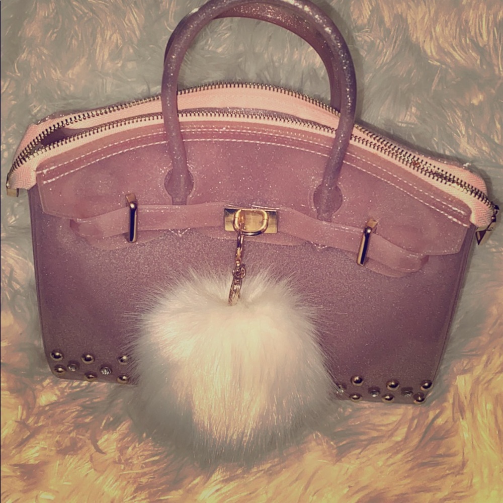 A pink sparkling purse 👛 - Picture 1 of 2